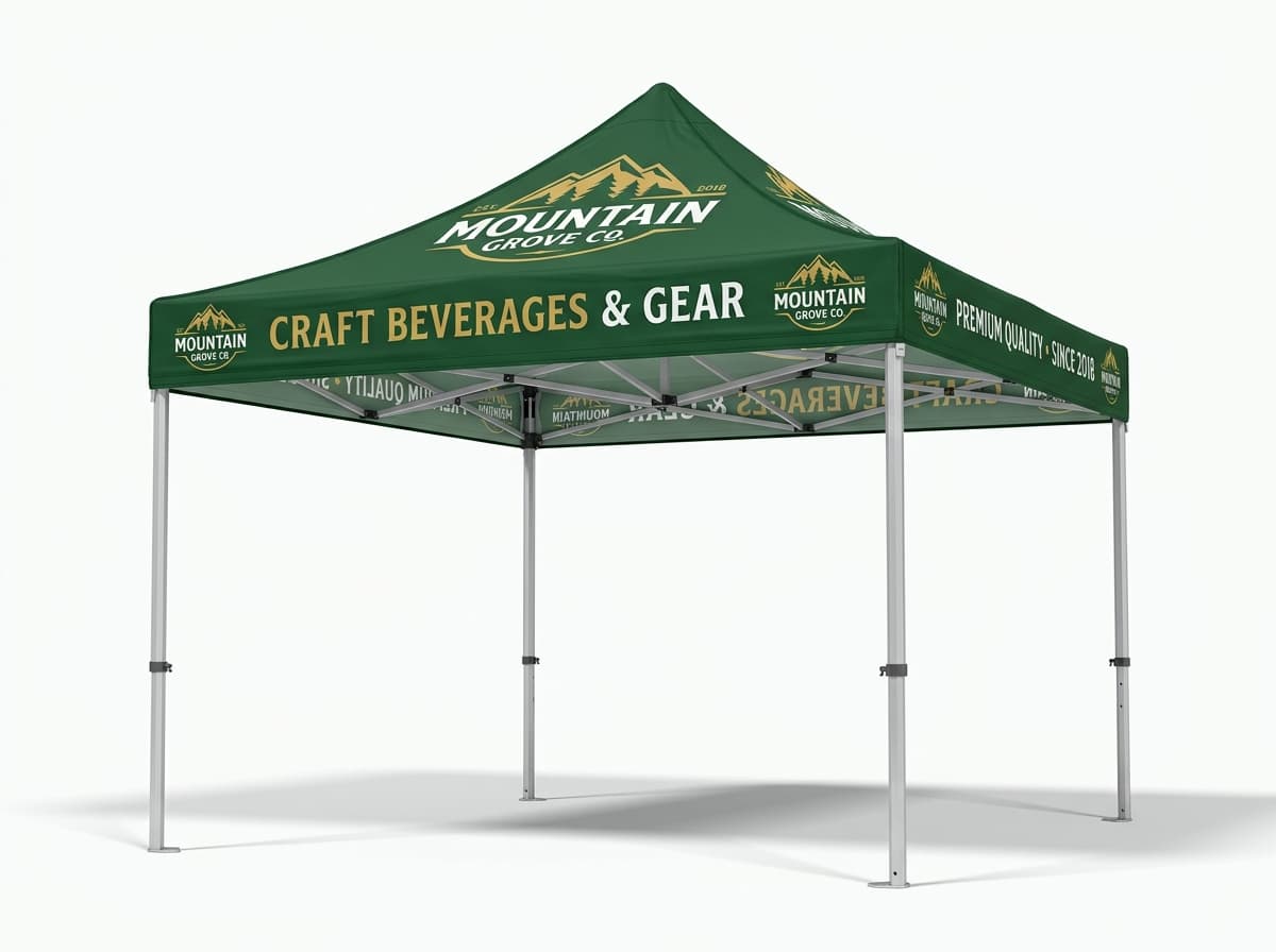 10×10 Custom Branded Vendor Tent